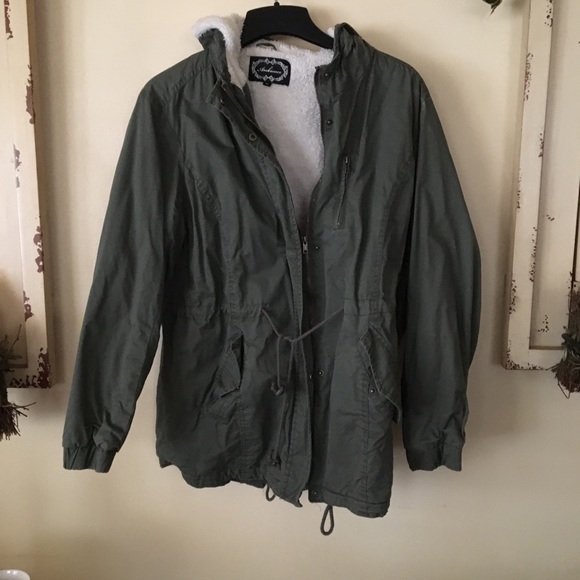 Ambiance Jackets & Blazers - Army green jacket